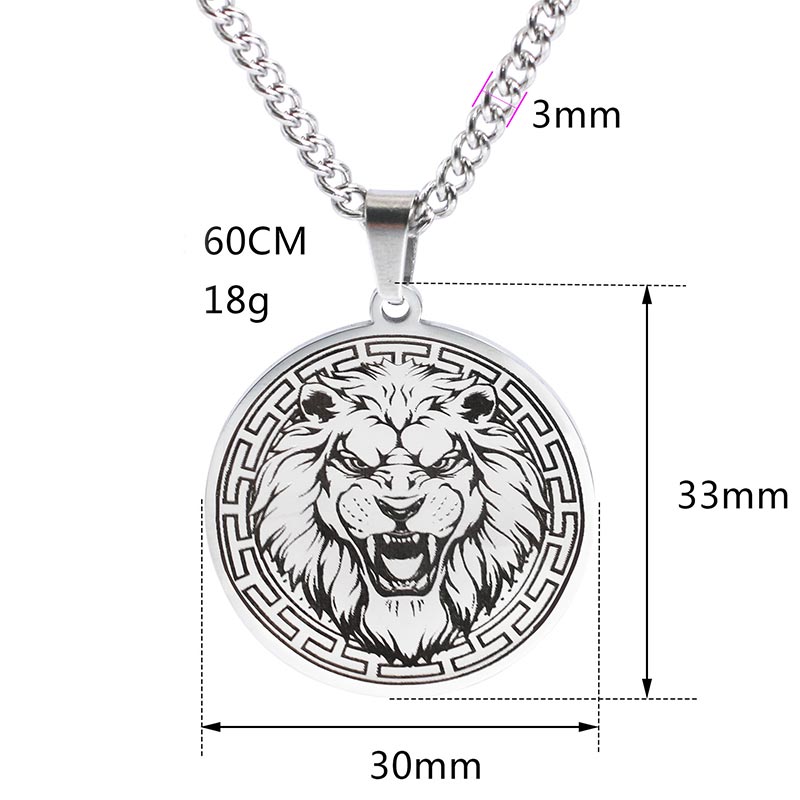 Animal Titanium Steel Chain Necklace Protection Pendant (Extra 30% Off | USE CODE: FS30) - Image 8
