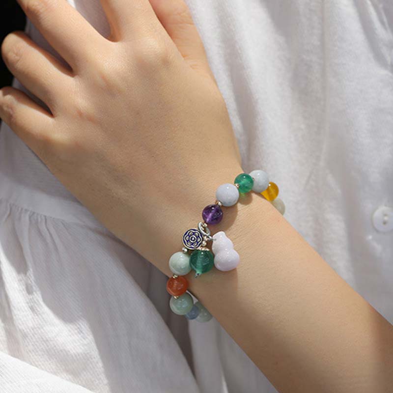 Lucky Bracelet Gourd Jade Bracelet - Image 8