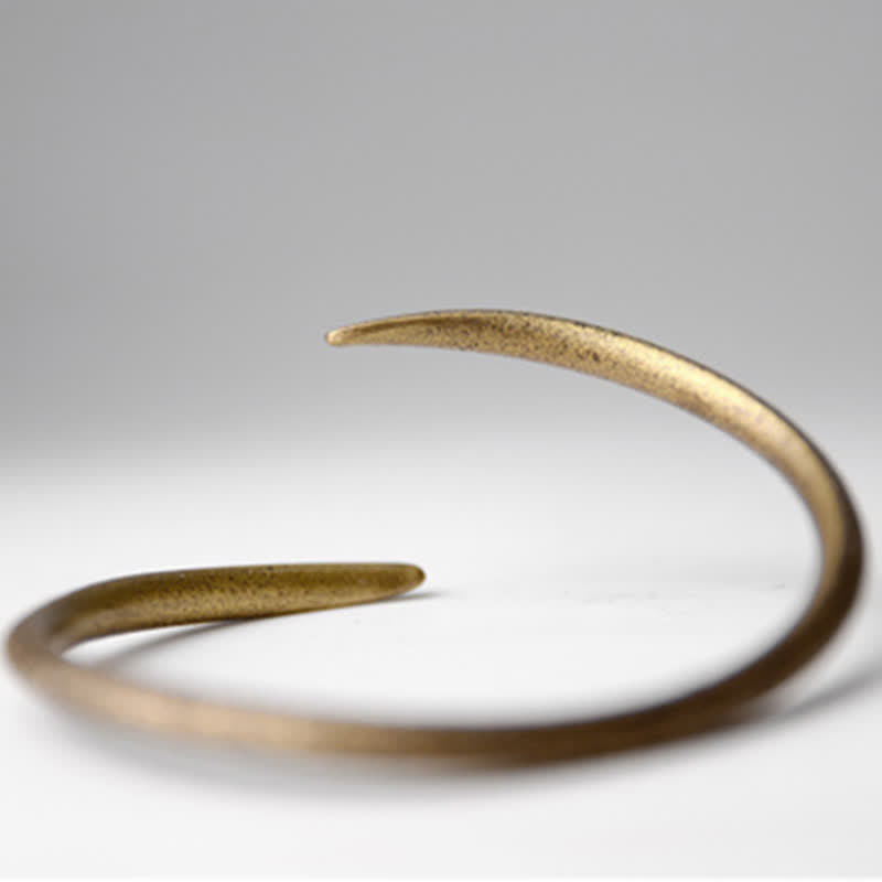 Simple Design Copper Luck Adjustable Cuff Bracelet - Image 10