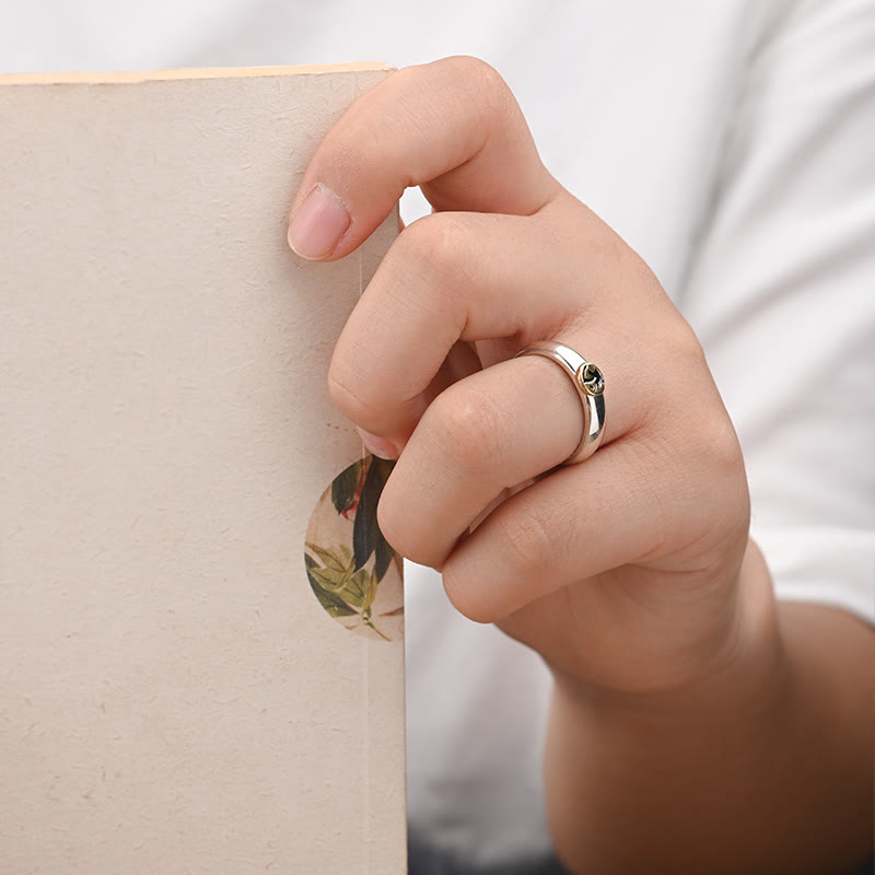 Tibetan Om Mani Padme Hum Carved Chinese Zodiac Natal Buddha Peace Ring - Image 16