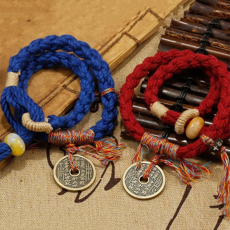 Mountain Ghosts Spend Money Ward Off Evil Spirits Handmade Bracelet