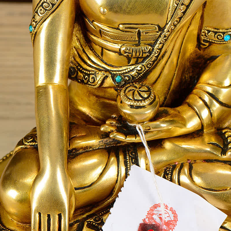 Shakyamuni Compassion Copper Statue Decoration - Image 9