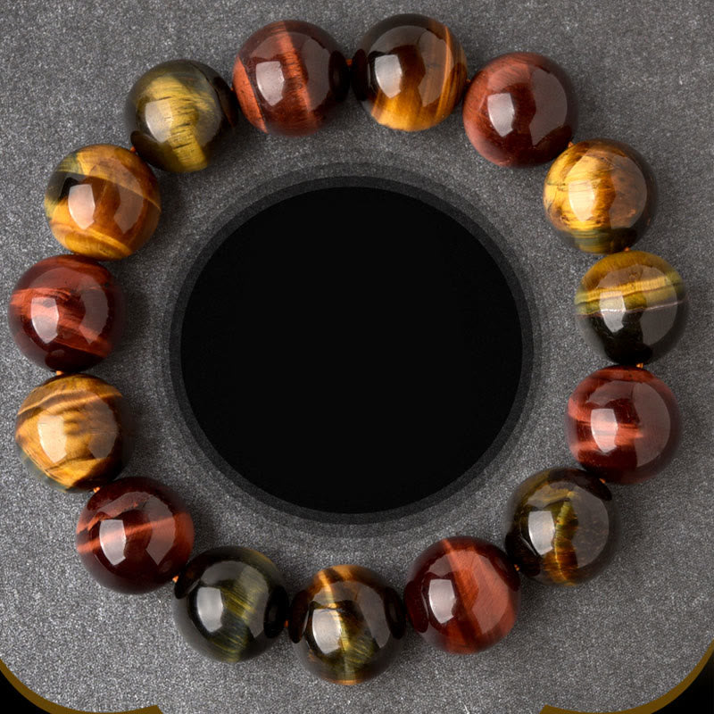 Natural Tiger Eye Positive Protection Bracelet - Image 4