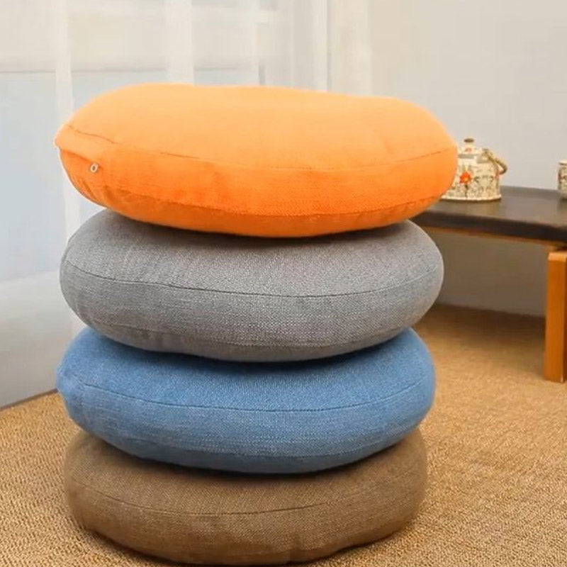 Lotus Simple Pattern Linen Meditation Seat Cushion Home Living Room Decoration - Image 6