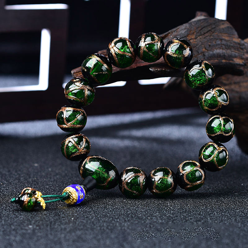 Tibetan Dragon Vein Agate Healing Bracelet - Image 6