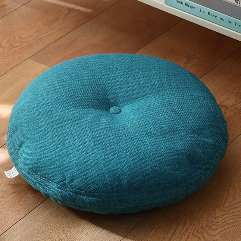 Lotus Simple Pattern Linen Meditation Seat Cushion Home Living Room Decoration - Image 15