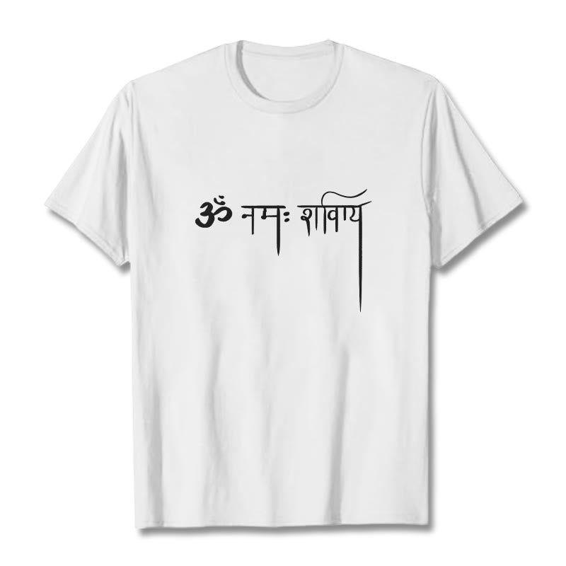 Sanskrit Namah Shivaya Tee T-shirt - Image 6