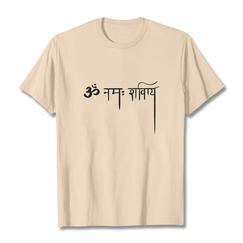 Sanskrit Namah Shivaya Tee T-shirt - Image 9