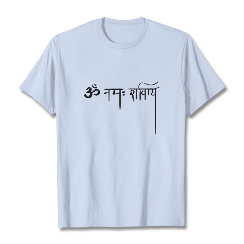 Sanskrit Namah Shivaya Tee T-shirt - Image 19