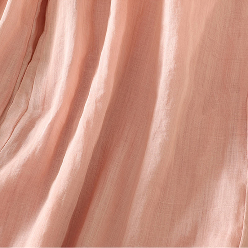 Casual Plain Lined Ribbon Elastic Women's Polyester Wide Leg Pants With Pockets - Image 22