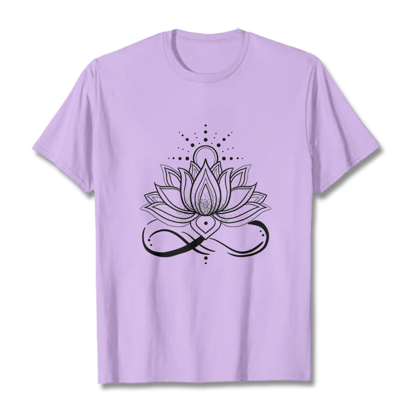 Lotus Flower Sun Design Tee T-shirt - Image 17