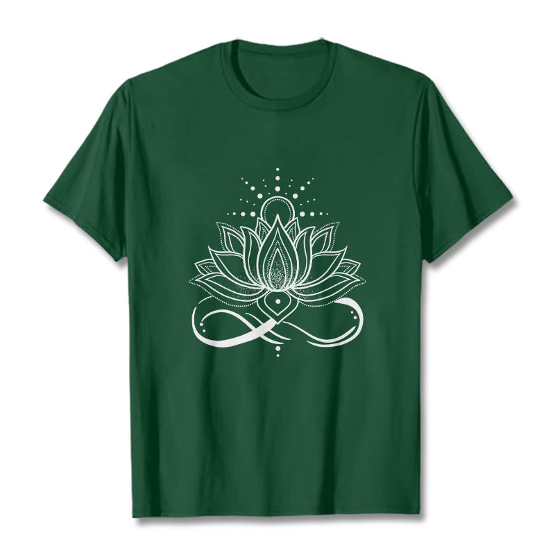 Lotus Flower Sun Design Tee T-shirt
