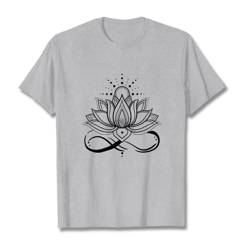 Lotus Flower Sun Design Tee T-shirt - Image 20