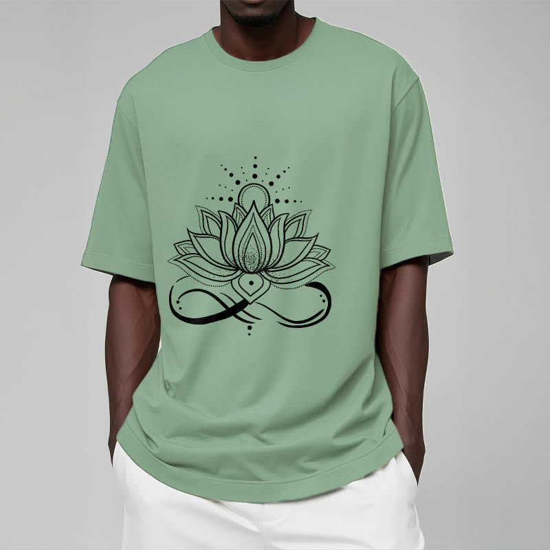 Lotus Flower Sun Design Tee T-shirt - Image 16