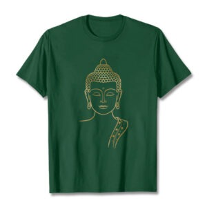 Golden Buddha In Deep Meditation Tee T-shirt