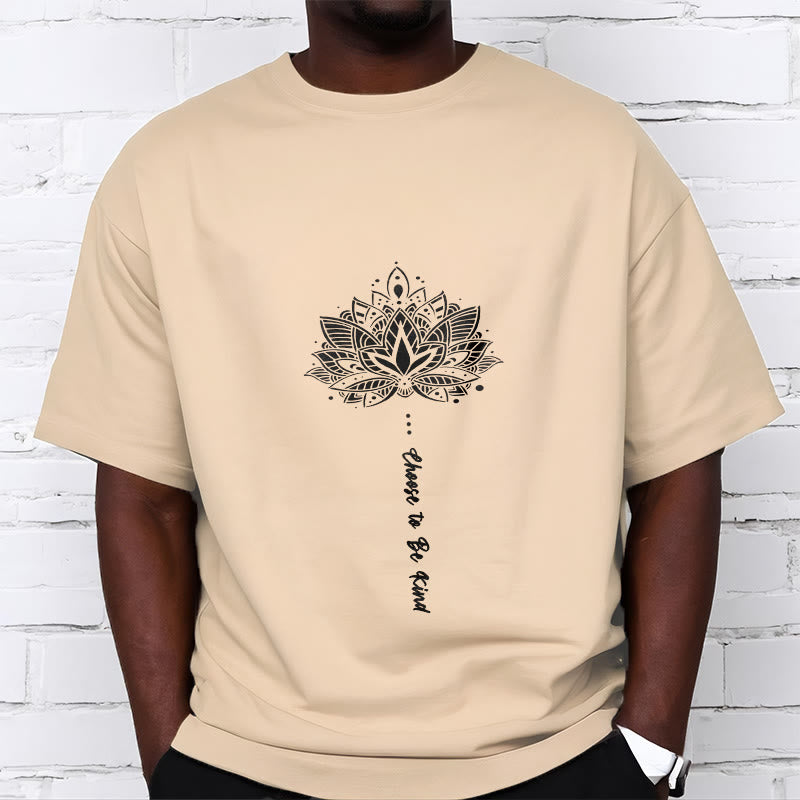 Choose To Be Kind Geometric Flower Tee T-shirt - Image 12