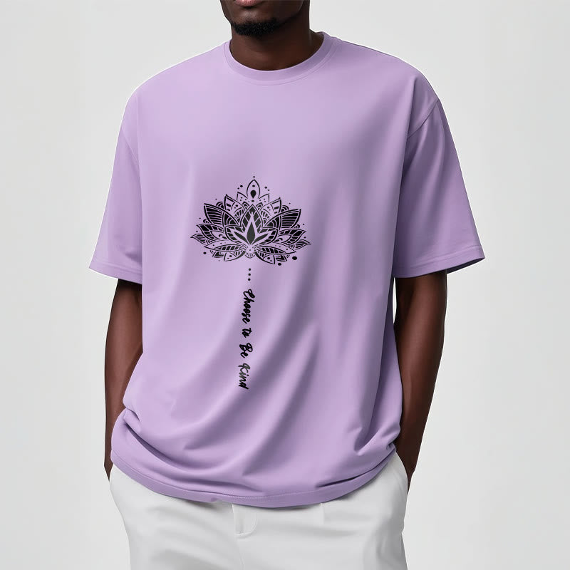 Choose To Be Kind Geometric Flower Tee T-shirt - Image 18