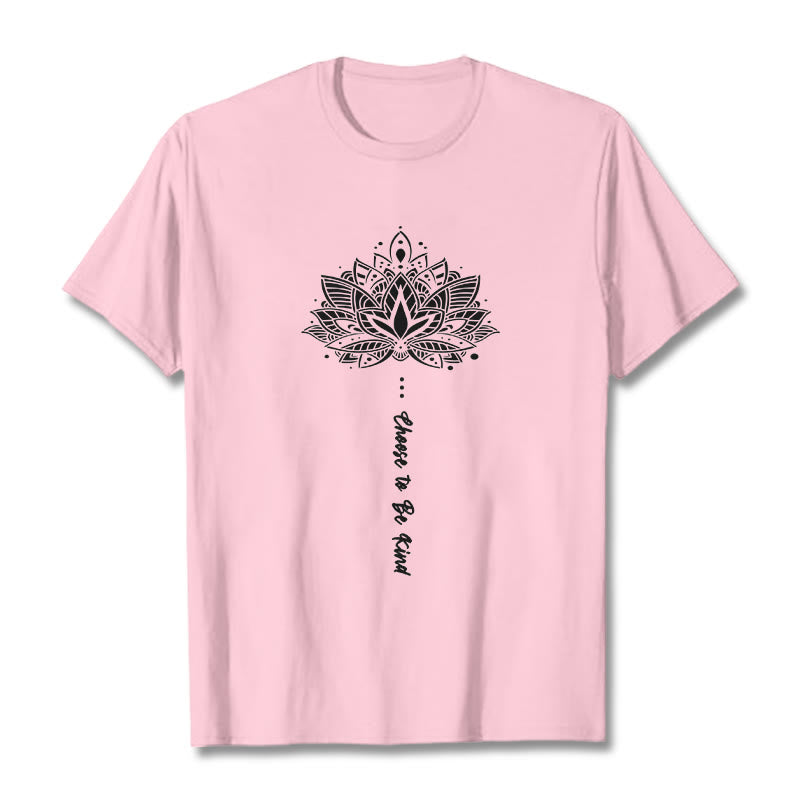 Choose To Be Kind Geometric Flower Tee T-shirt - Image 13