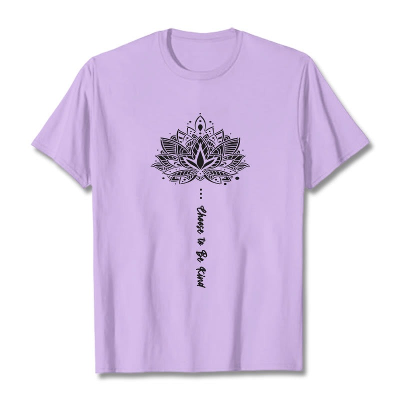 Choose To Be Kind Geometric Flower Tee T-shirt - Image 17