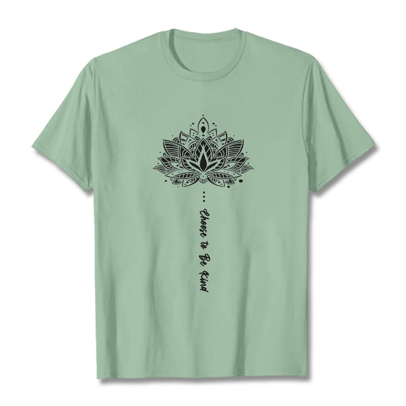 Choose To Be Kind Geometric Flower Tee T-shirt - Image 15