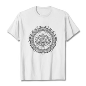 Mandala Lotus Flower Pattern Tee T-shirt