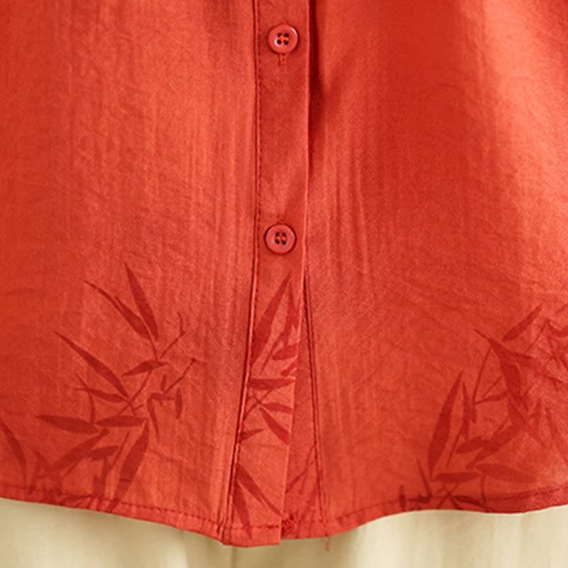 2pcs Casual Women's Short Sleeve Shirt Harem Pants Meditation Clothing Set - Image 15