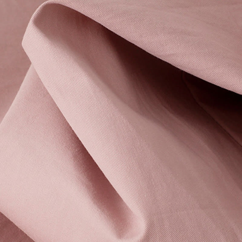 Casual Plain High Waist Women's Polyester 7-8 Length Wide Leg Pants With Pockets - Image 9