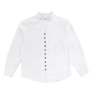 Solid Color Buttons Fall Long Sleeve Men's Shirt - Image 12