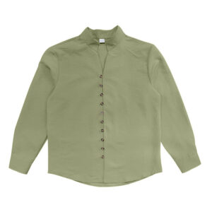 Solid Color Buttons Fall Long Sleeve Men's Shirt - Image 21