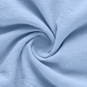 Solid Summer Short Sleeve Half Buttons Linen Men's Shirt - Image 23