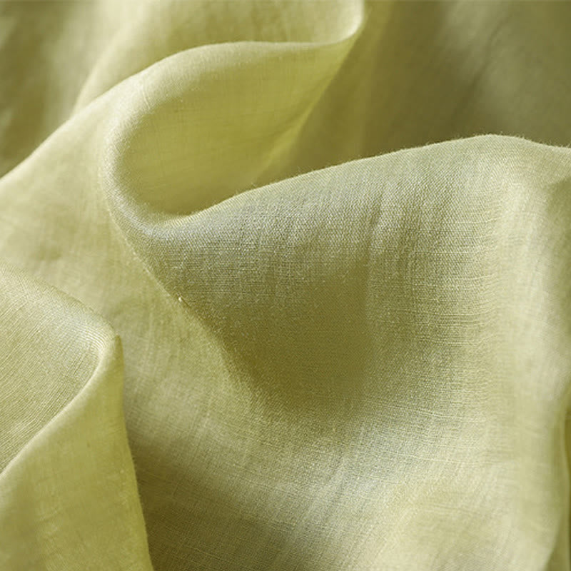 Casual Drawstring Cotton Linen Ankle-Length Women's Wide Leg Pants With Pockets - Image 24