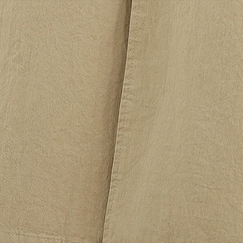 Spring Plain Buttons Design Long Sleeve Women's Cotton Linen Jacket With Pockets - Image 9