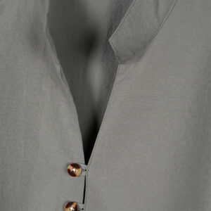 Solid Color Buttons Fall Long Sleeve Men's Shirt - Image 3