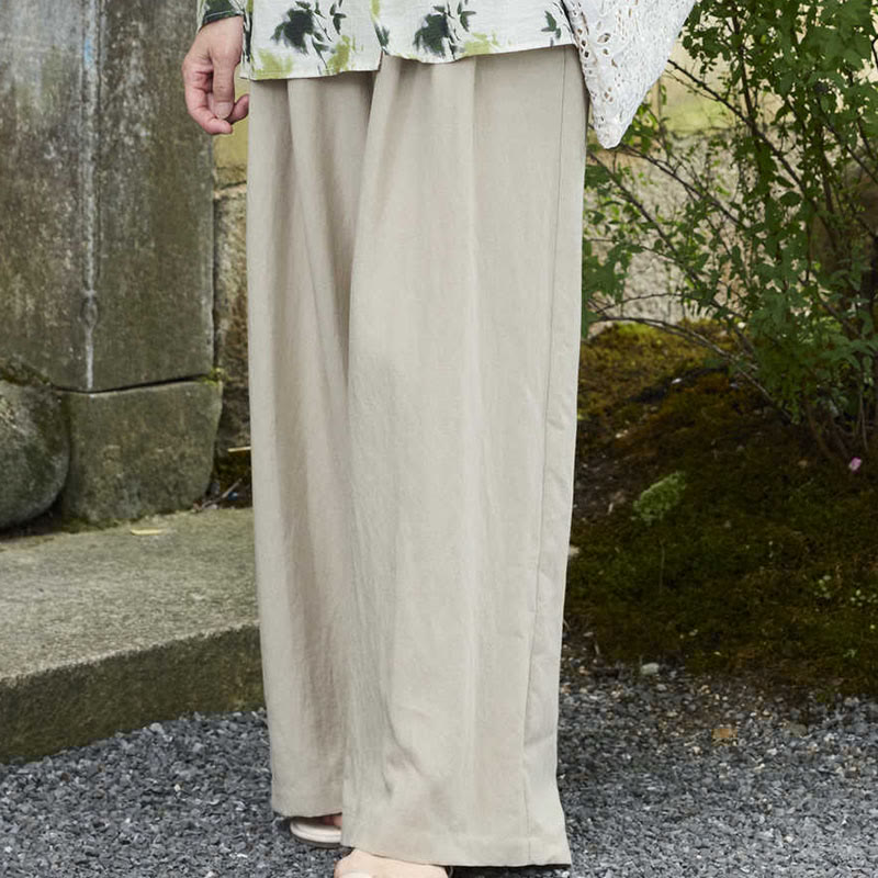Plain Ankle-Length Women's Pants With Pockets For Older Adults - Image 6