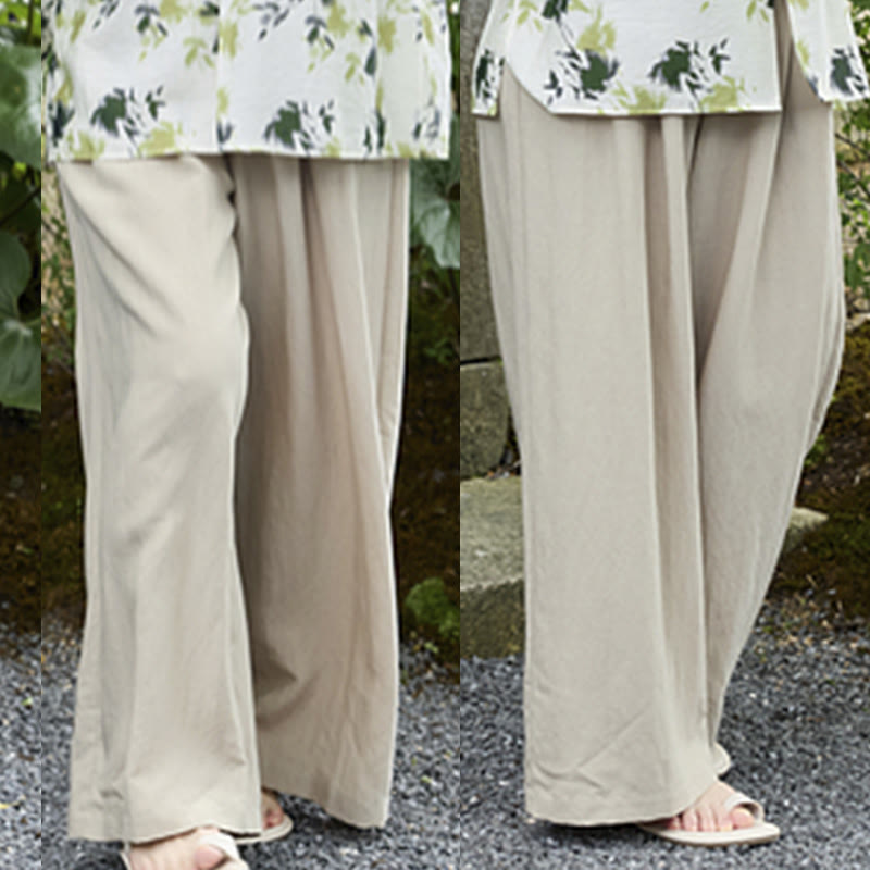 Plain Ankle-Length Women's Pants With Pockets For Older Adults - Image 16