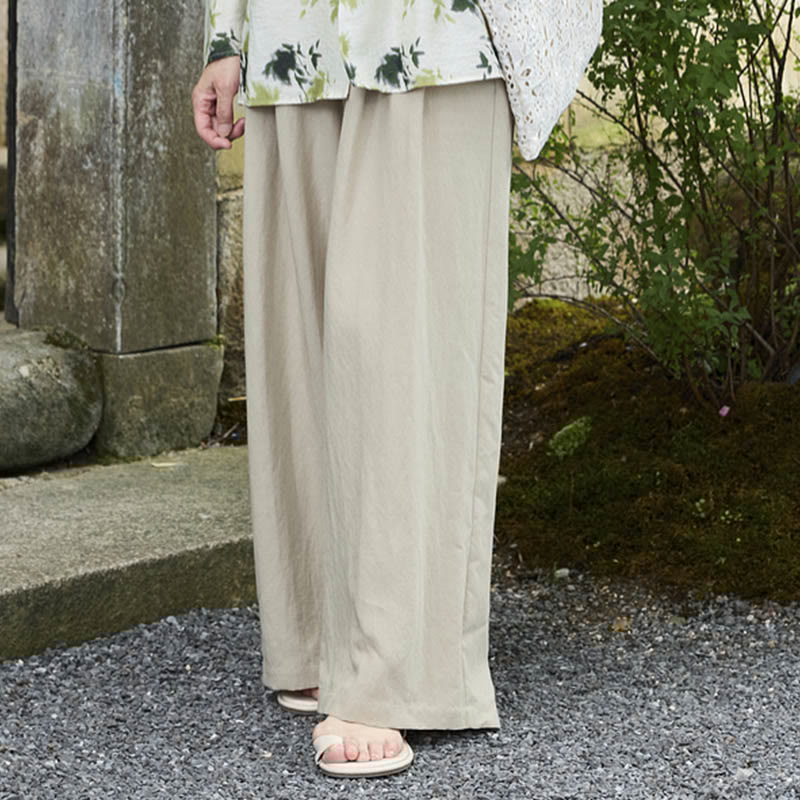 Plain Ankle-Length Women's Pants With Pockets For Older Adults - Image 15