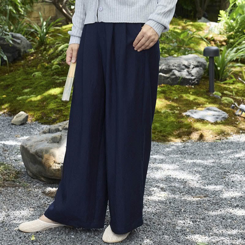 Plain Ankle-Length Women's Pants With Pockets For Older Adults - Image 22