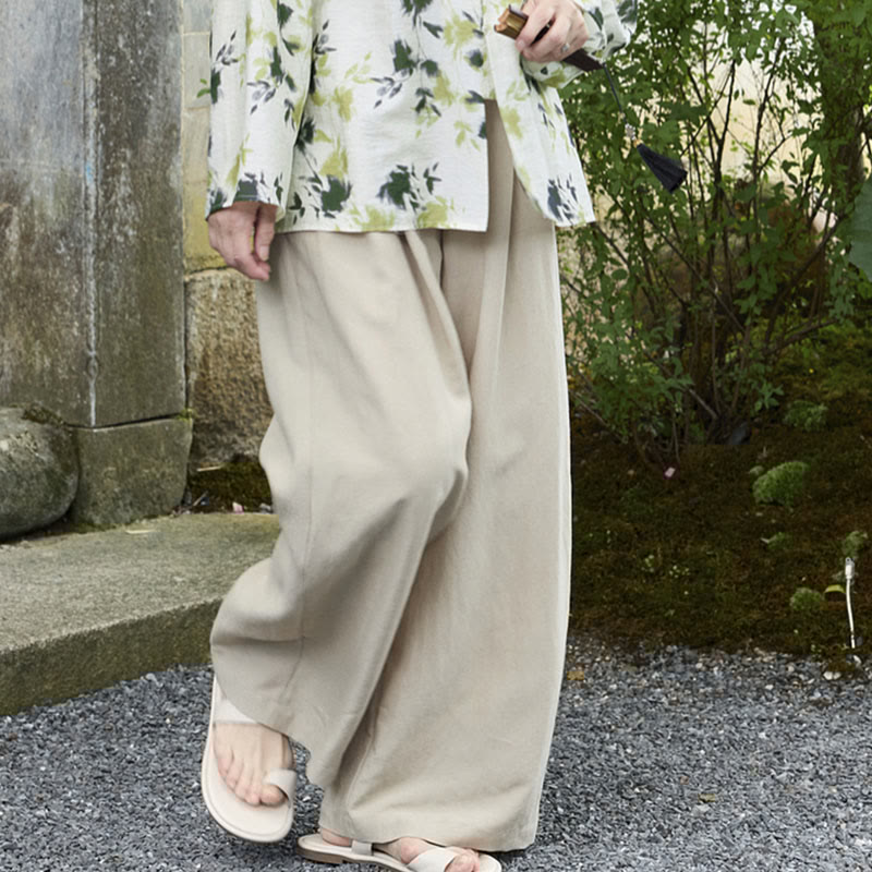 Plain Ankle-Length Women's Pants With Pockets For Older Adults - Image 8