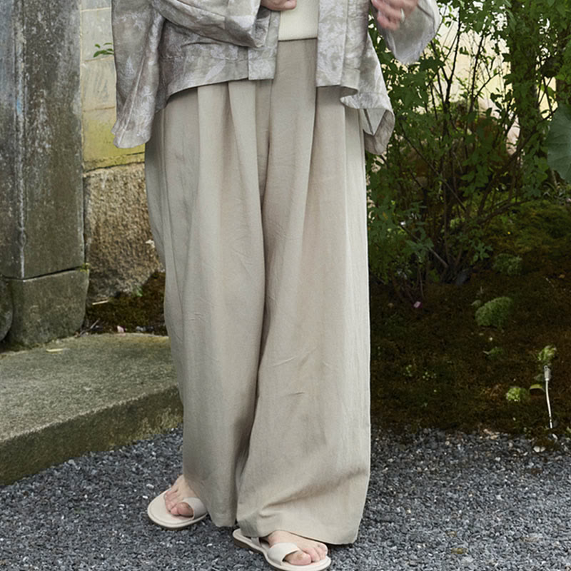 Plain Ankle-Length Women's Pants With Pockets For Older Adults - Image 12