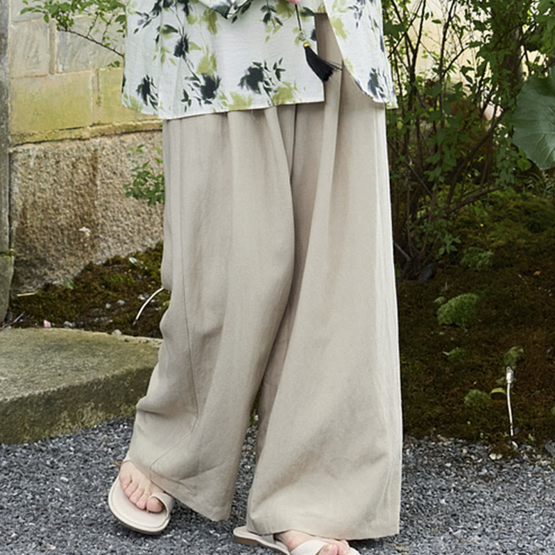 Plain Ankle-Length Women's Pants With Pockets For Older Adults - Image 10