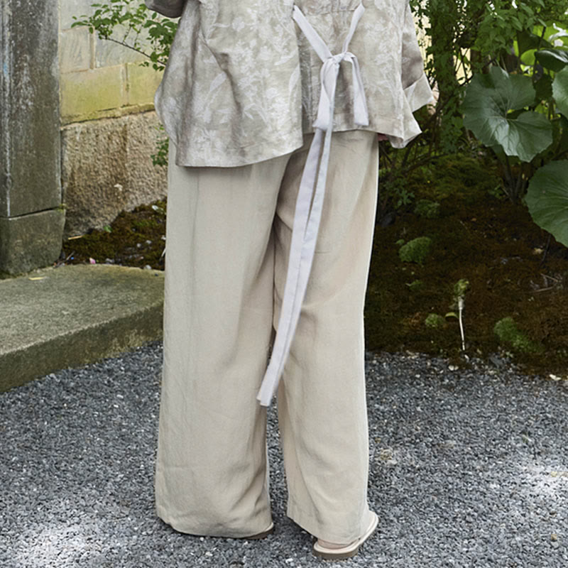Plain Ankle-Length Women's Pants With Pockets For Older Adults - Image 14