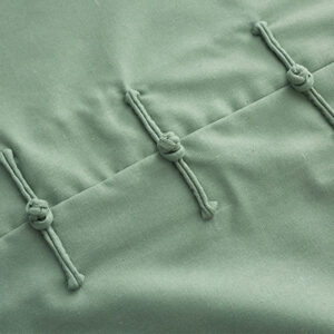 Solid Embroidered Waves Long Sleeve Frog-Button Cotton Linen Men's Shirt - Image 3